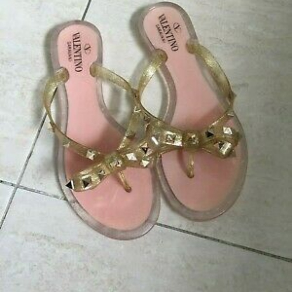 Valentino rockstud PVC sandals